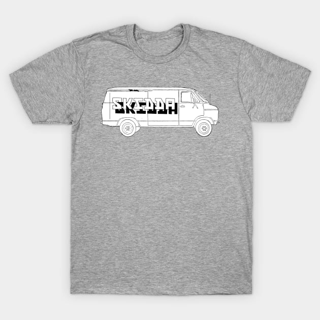 Skidda Truck T-Shirt by JaredRosesArt